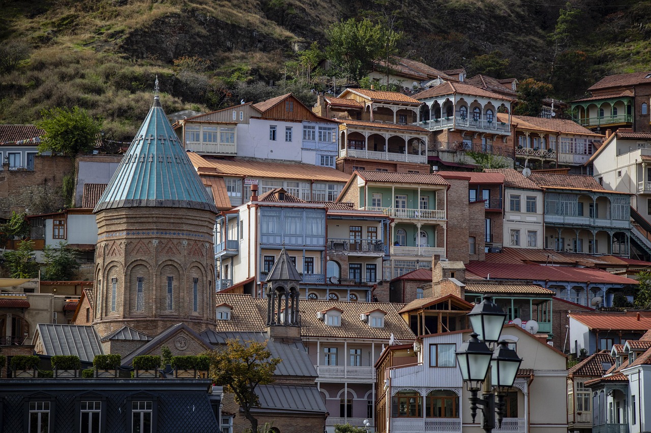 Street architecture in Tbilisi